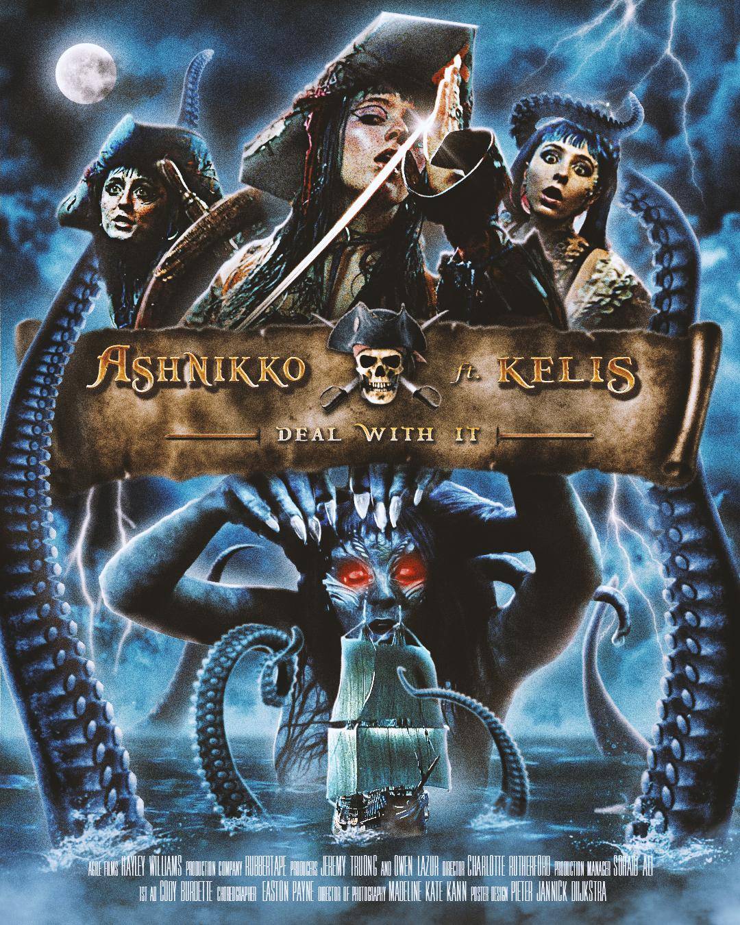 Ashnikko movie poster I made for '