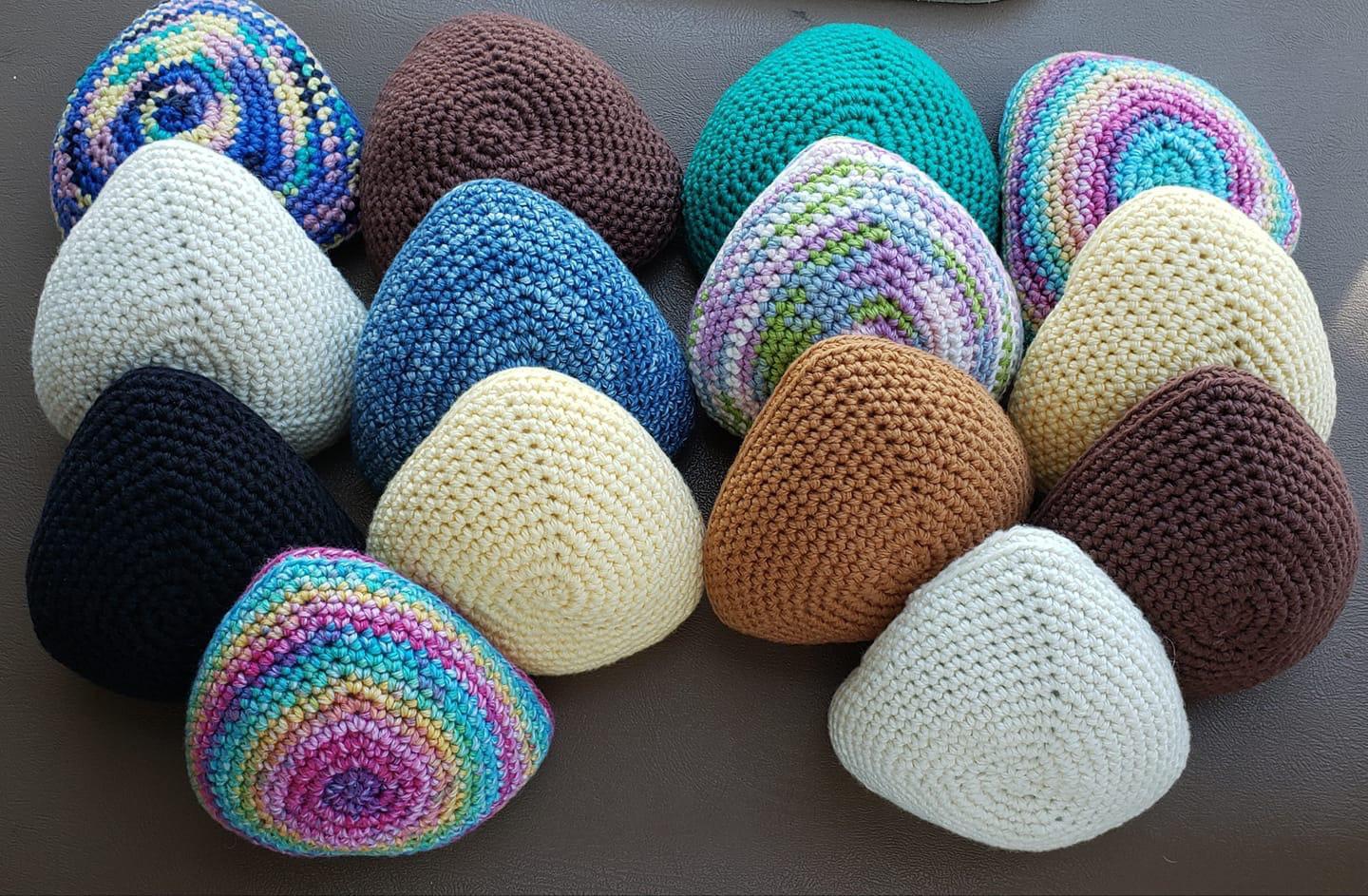 Awesomebreastforms are crocheted/knitted for ladies that may need a
