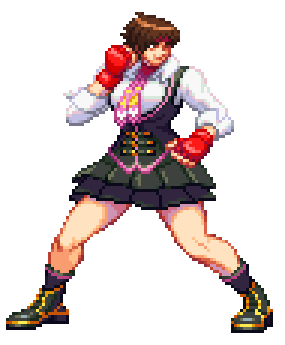 Back to bring another SF3 sprite: Sakura! | Scrolller