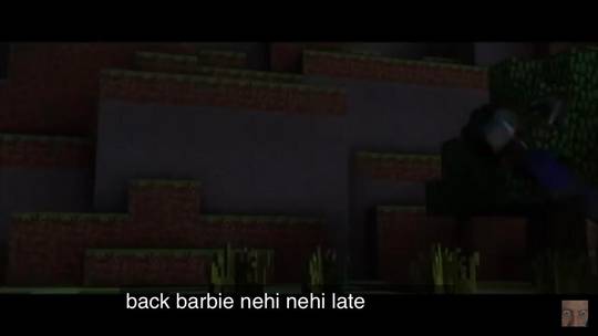 Barbie back has a crack