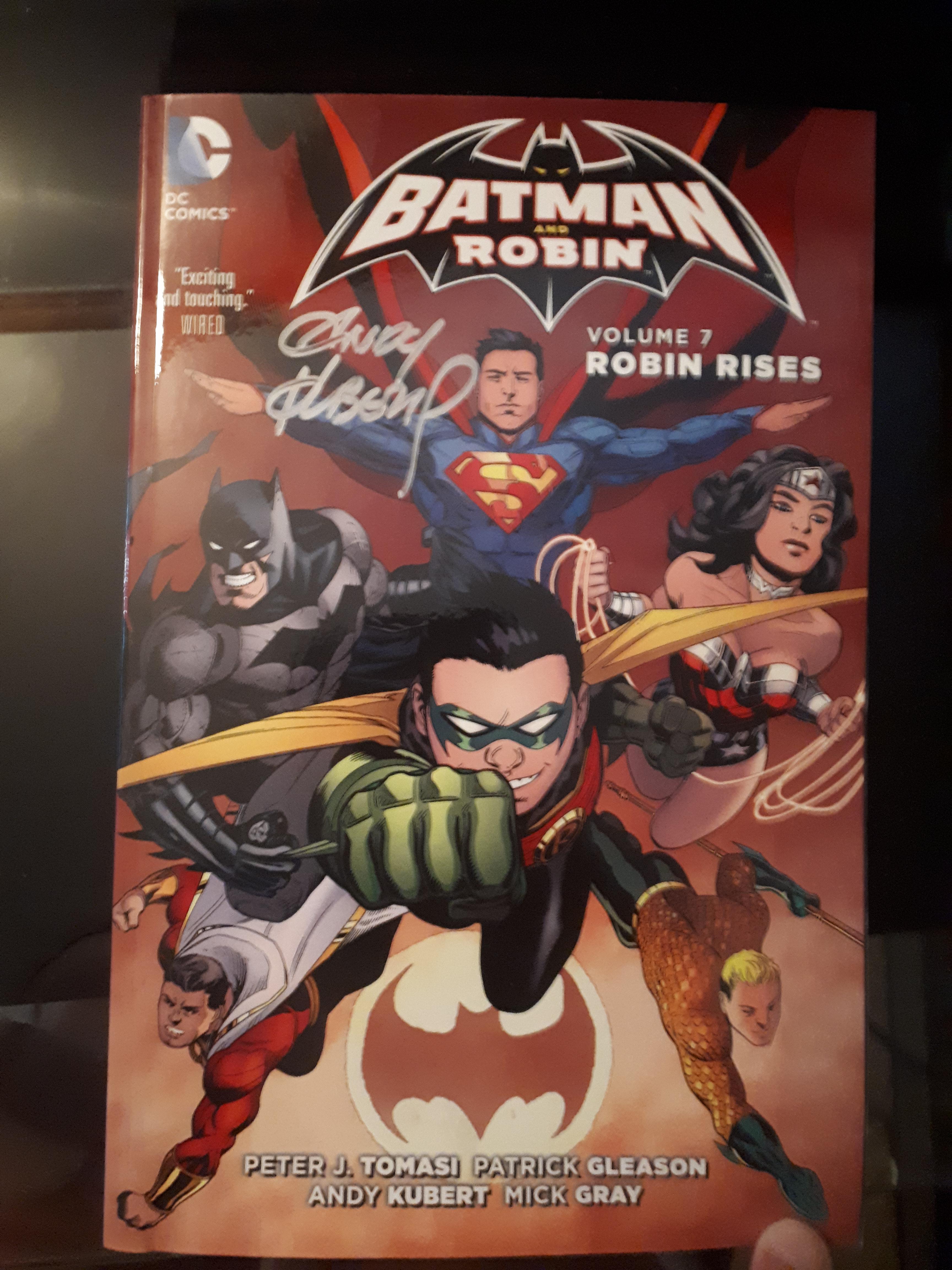 Batman and Robin: Volume 7, signed by Damian Wayne co-creator Andy ...