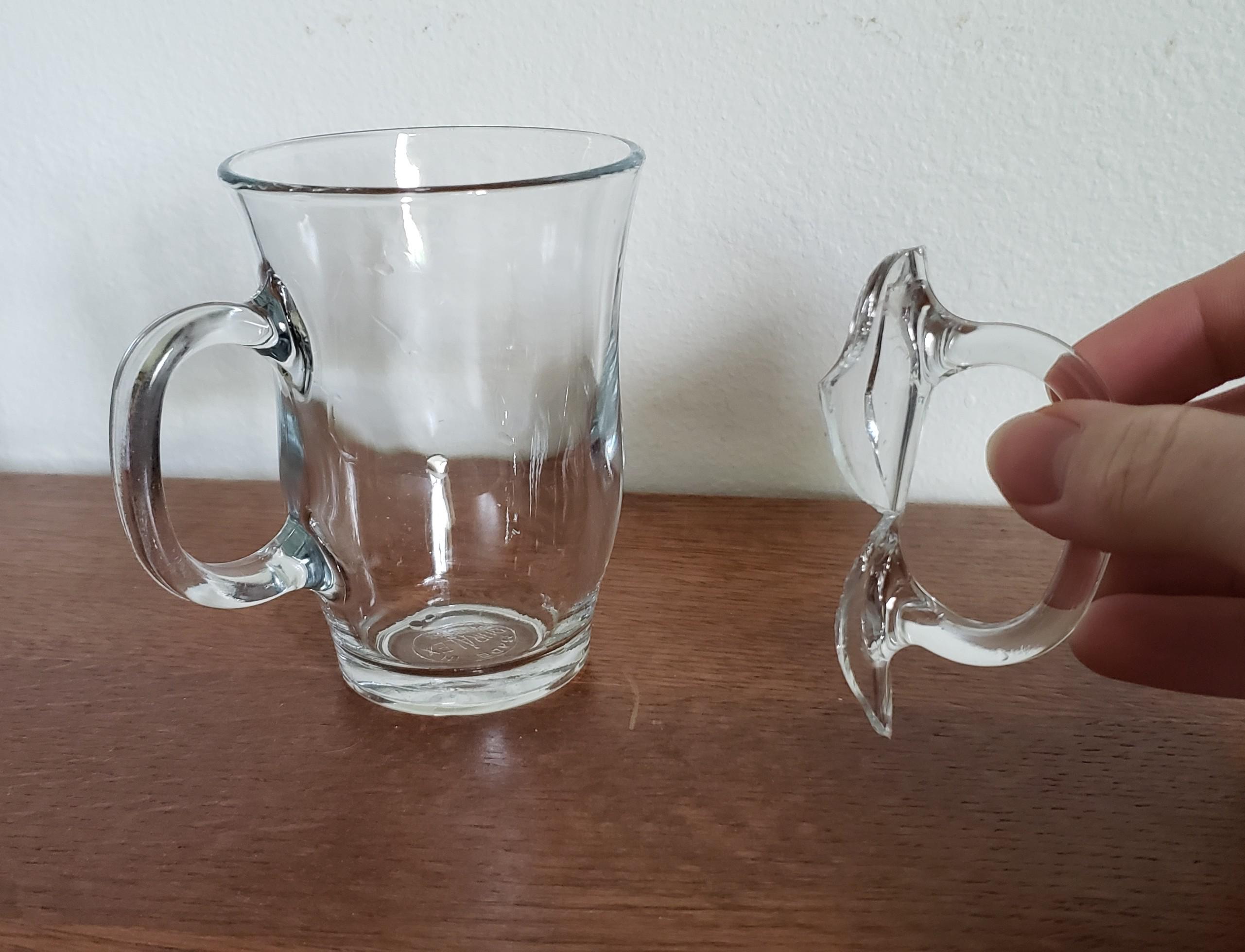 Before and after my glass of water exploded for no reason Scrolller
