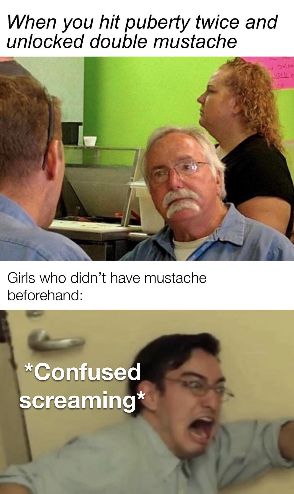 Behold the Mustache-inator!!!!! | Scrolller