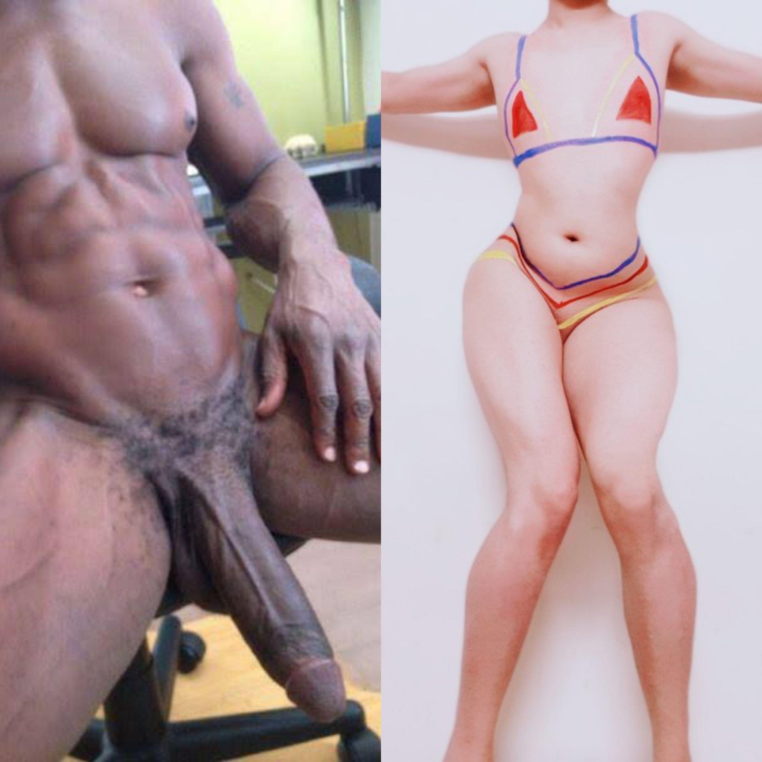 Black cock daddy 🍆 VS wonder woman femboy 👰 ☺ Who do you think is winning...