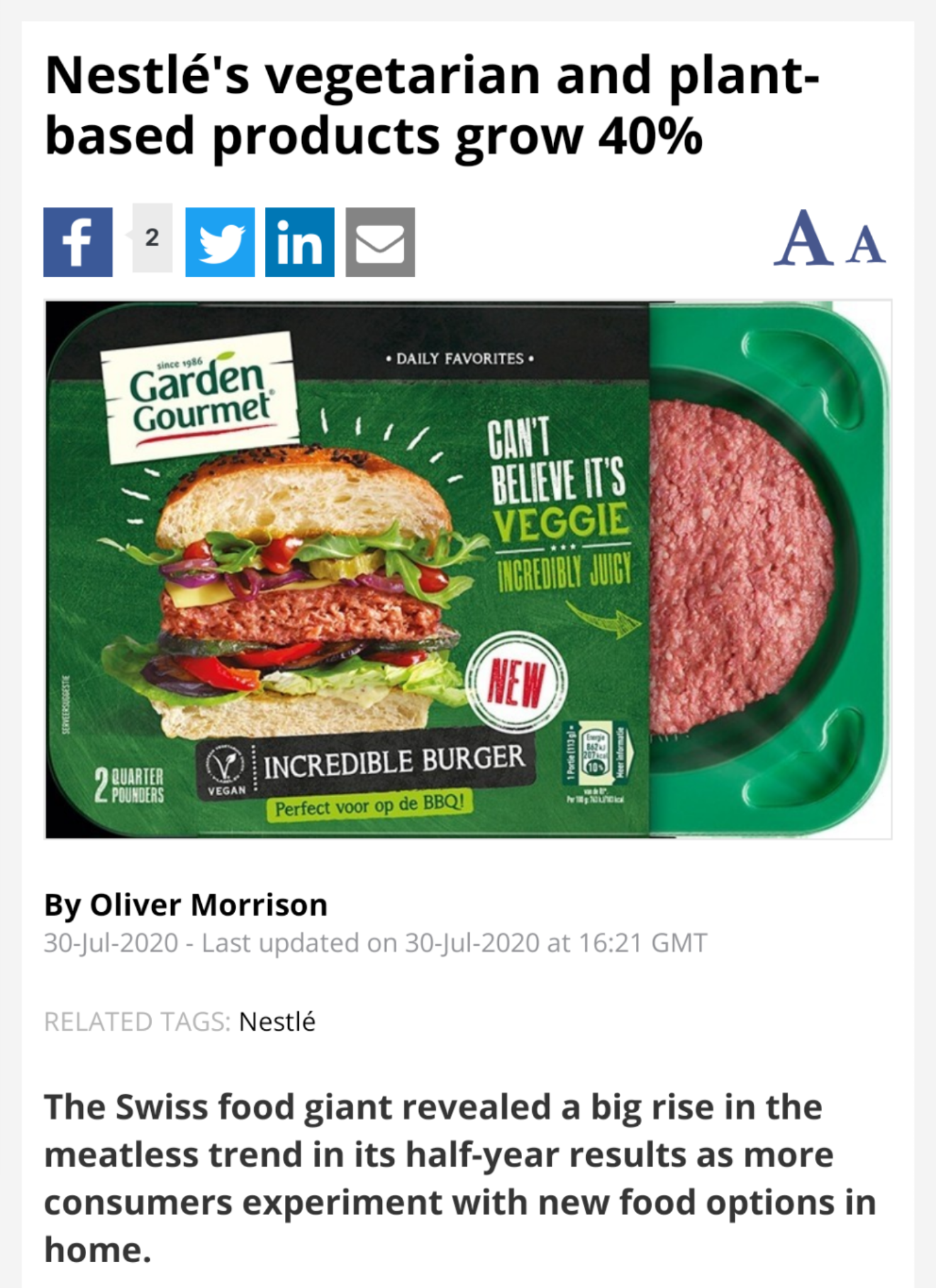 Brand to avoid if you boycott Nestle. Scrolller