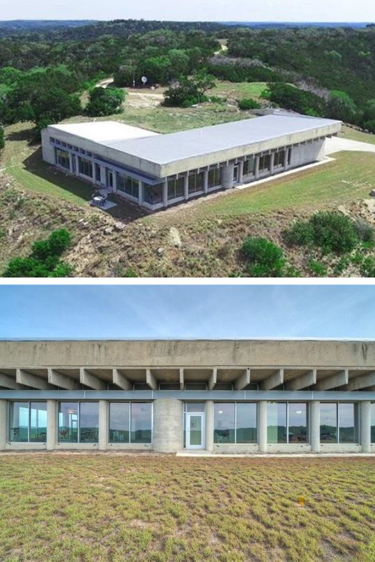 Brutalist home in Texas | Scrolller