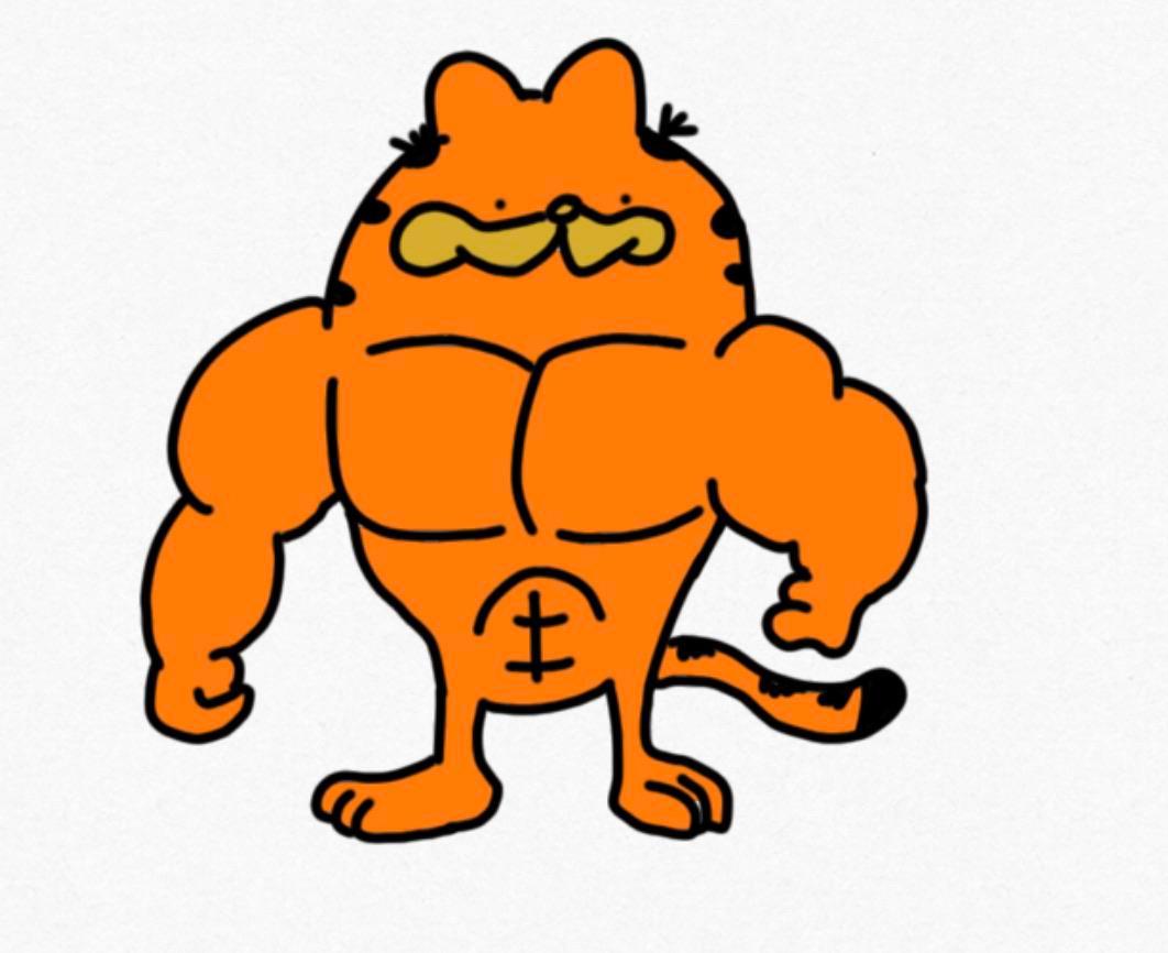 Buff Boi Garfield | Scrolller