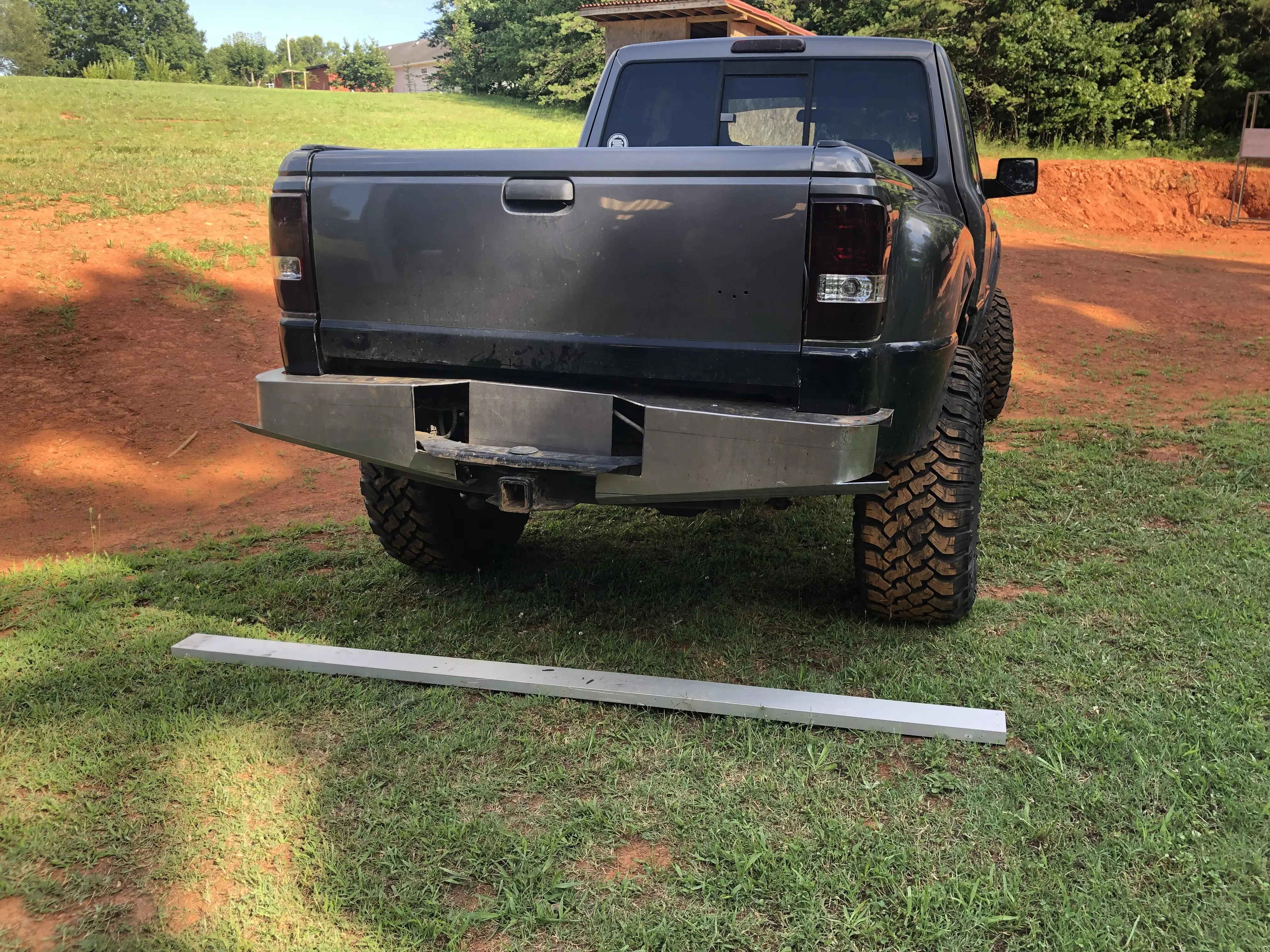 Building a dually style bumper for my ford ranger! Not done yet but ...