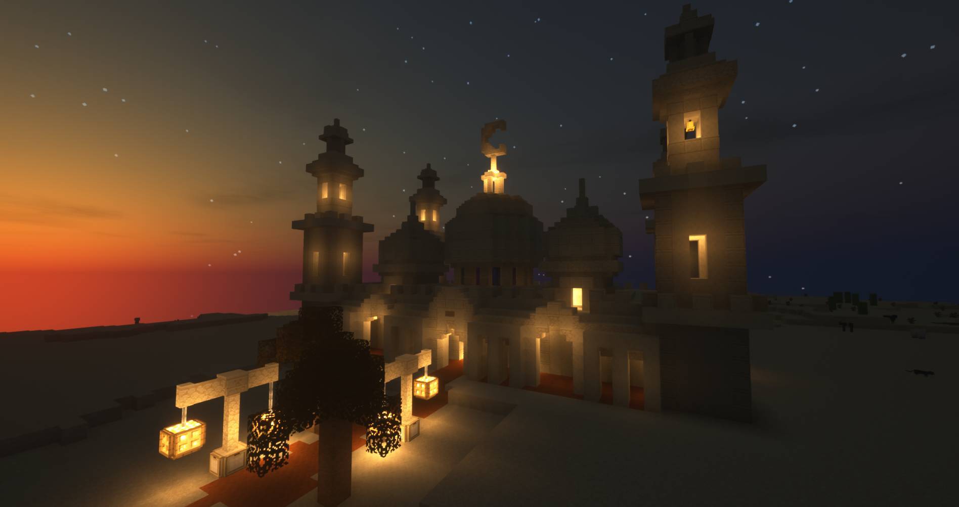 Built a small mosque in Minecraft | Scrolller