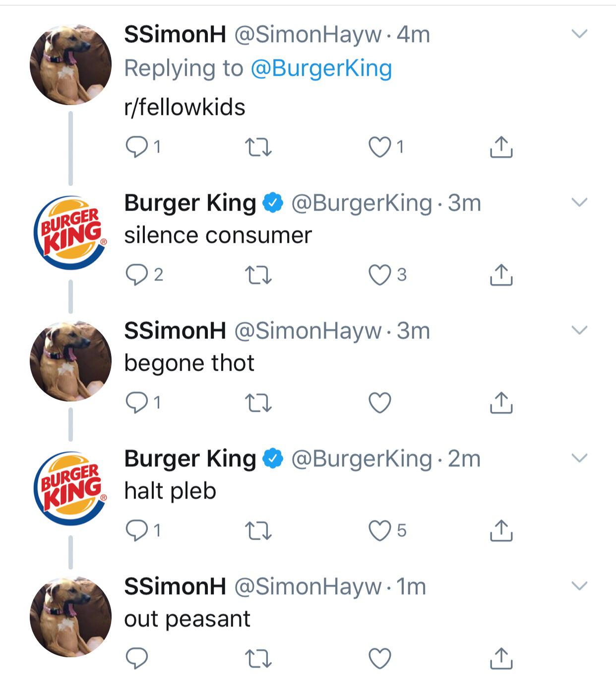 Burger King Calling Someone A Pleb Scrolller