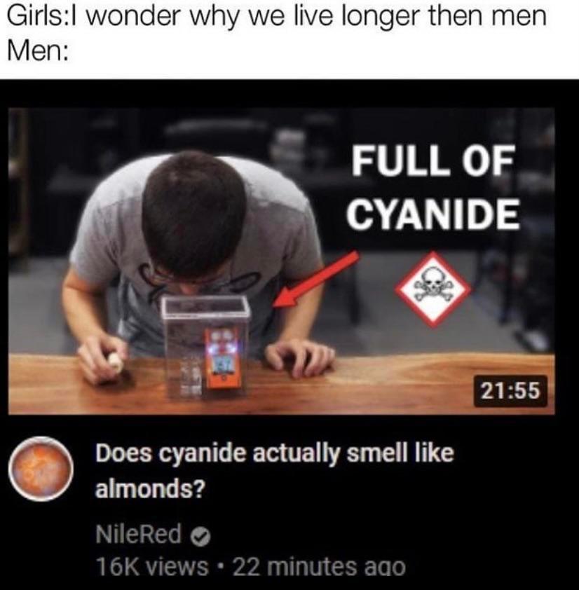 Can confirm, it does smell like almonds Scrolller