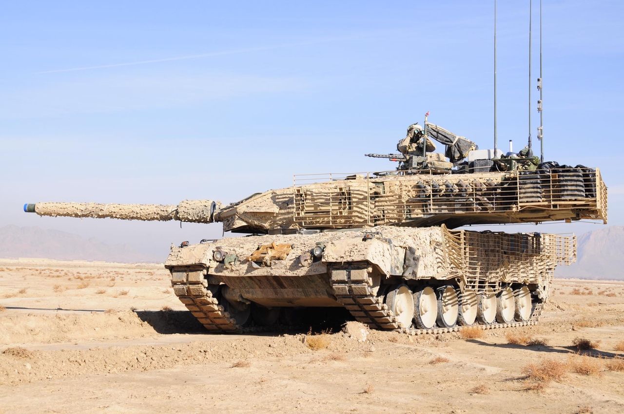 Canadian Leopard 2A6 in Afghanistan | Scrolller