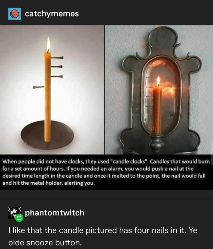candle clocks Scrolller