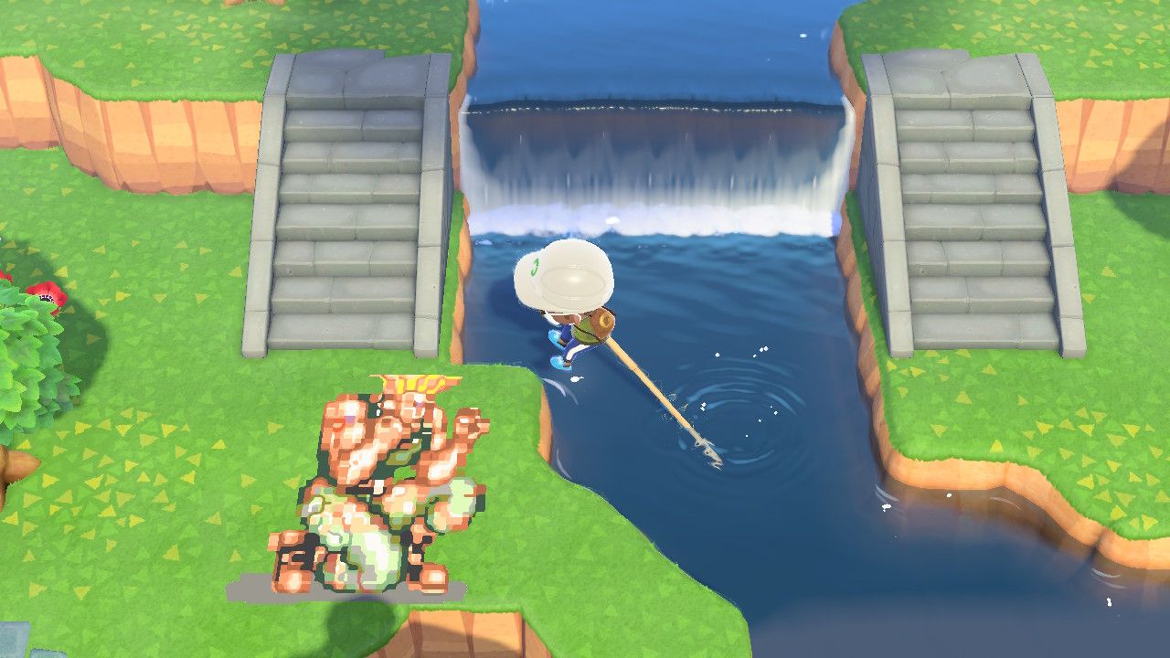Can't even jump in Animal Crossing smh Scrolller