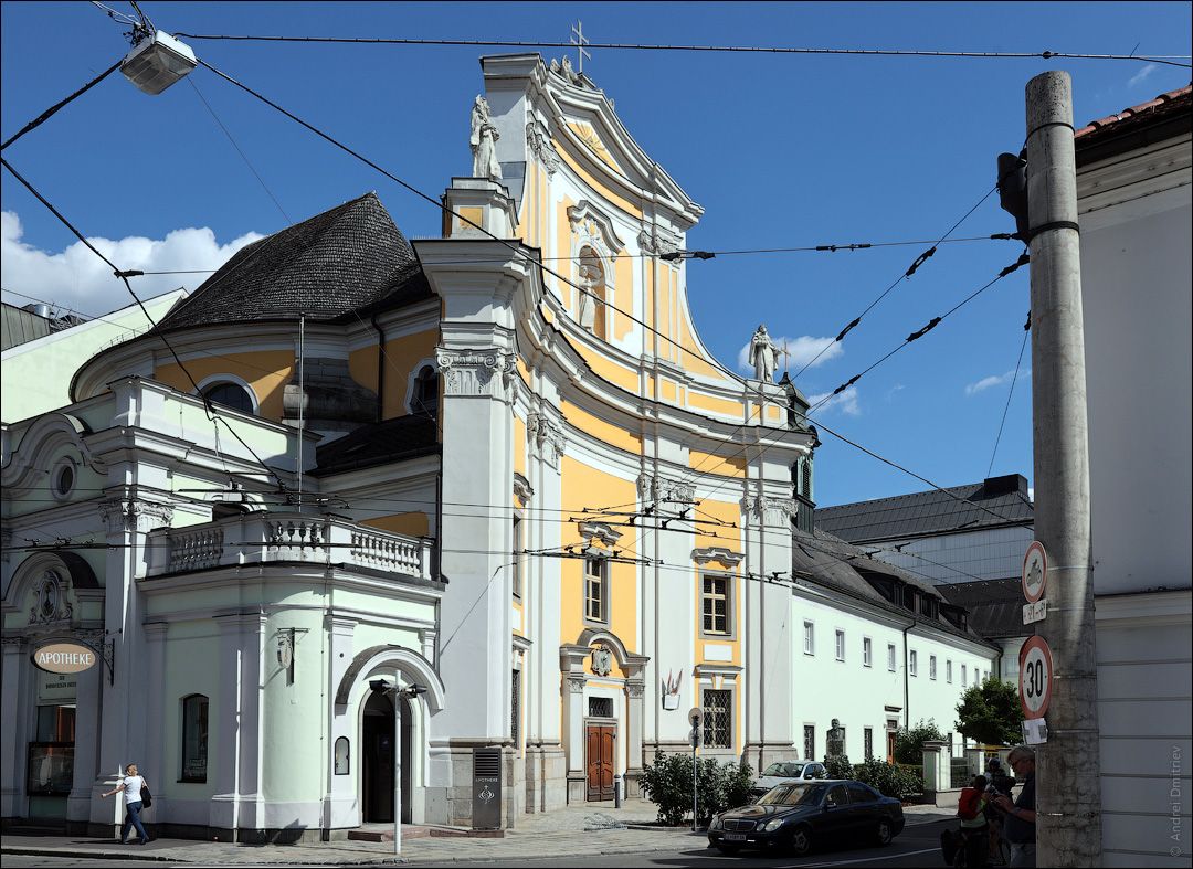 Church of Brothers of Mercy, Linz, Austria [OC] [1080x787] | Scrolller