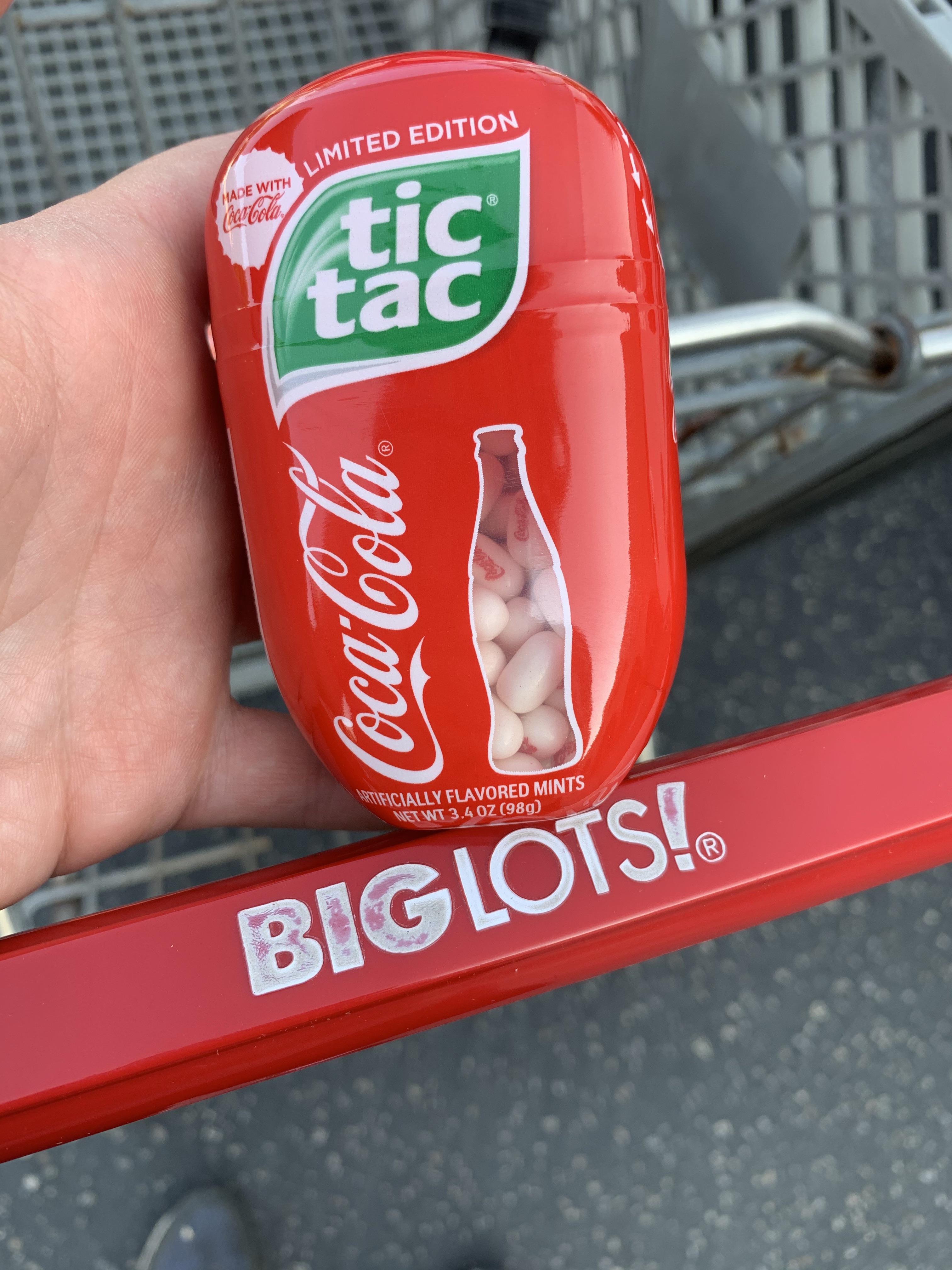 Coca Cola Flavored Tic Tacs Scrolller