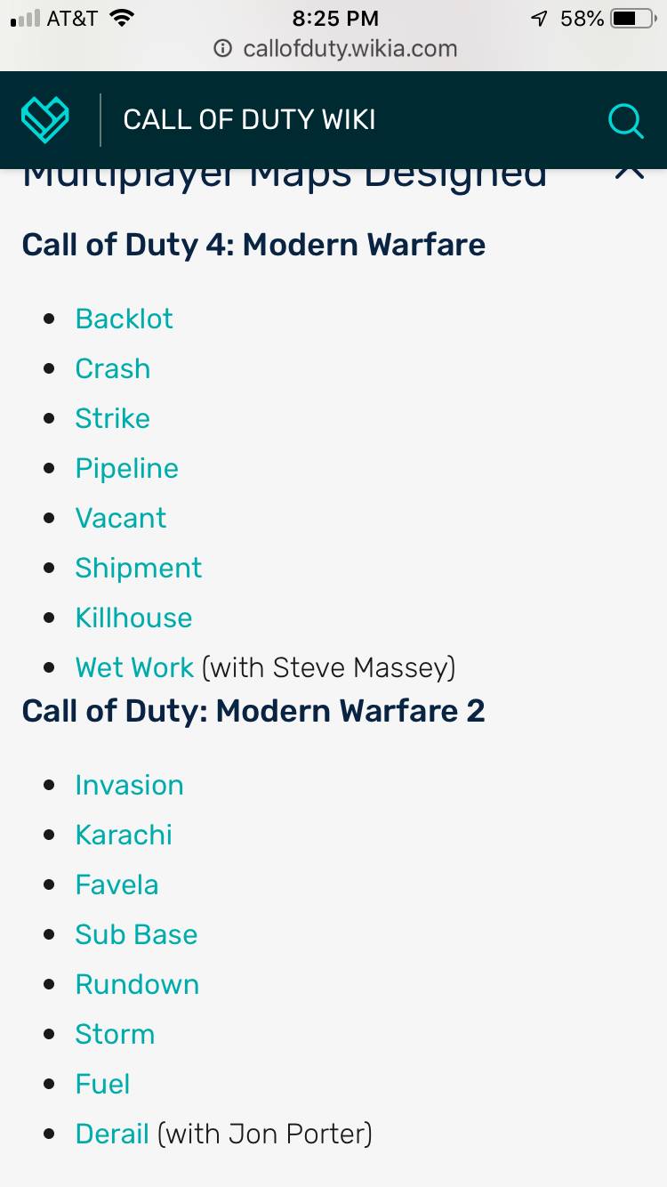 [COD] The Lead Designer Of The MW1 And MW2 Maps Who Left IW In 2010, Is ...