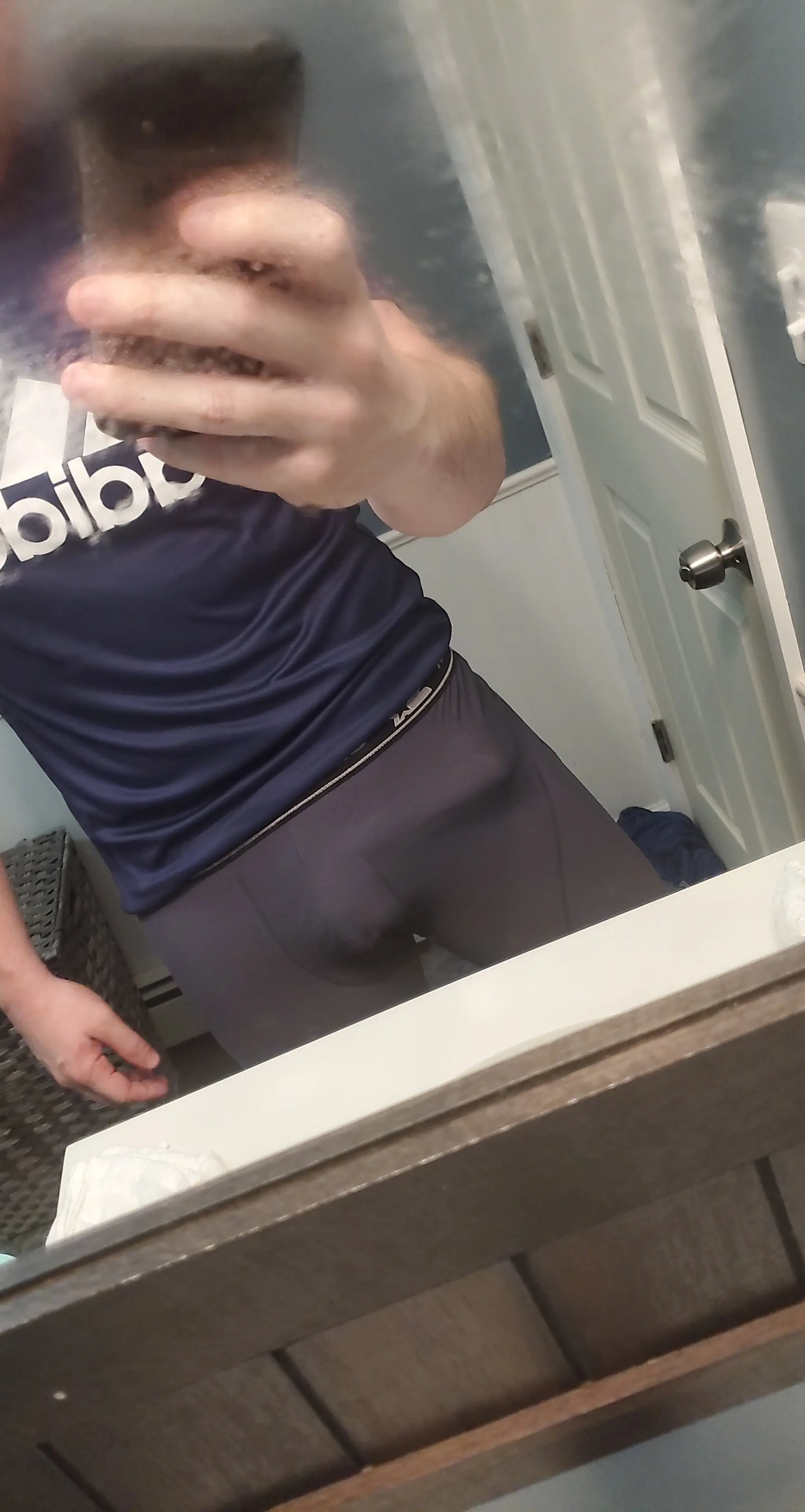 Compression short dick print