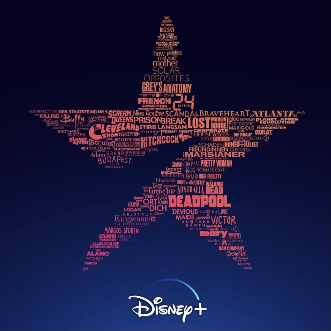 Content announcement for Disney Plus Star | Scrolller