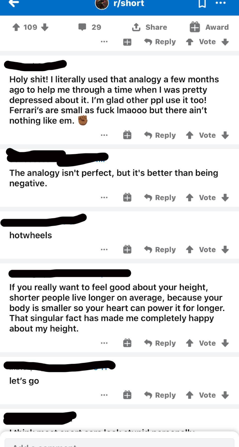Cope overload in r/short | Scrolller