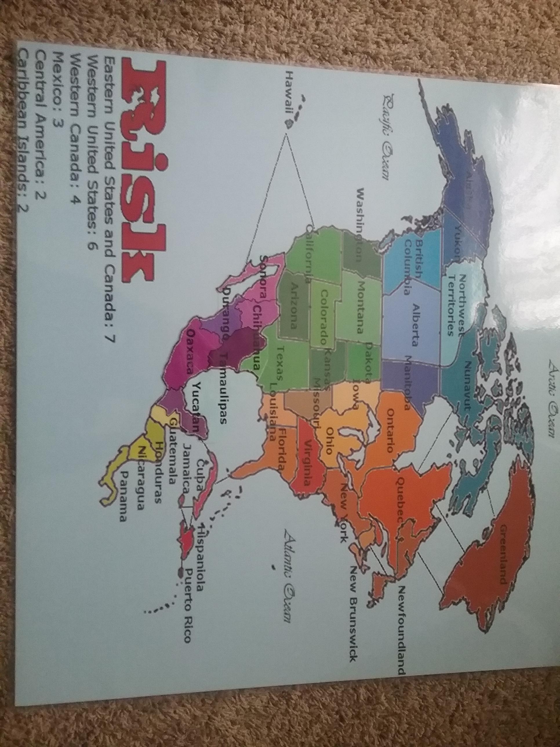 Custom North America Risk Board | Scrolller