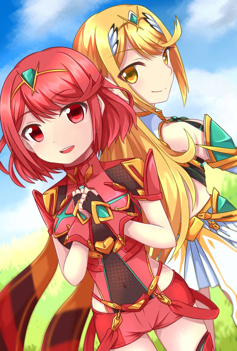 Cute Pyra and Mythra [Source in Comments] | Scrolller