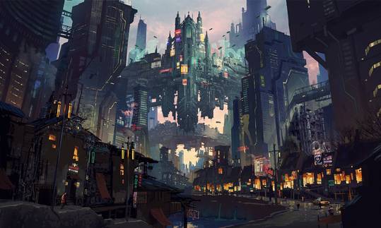 Cyberpunk City by Avant Choi