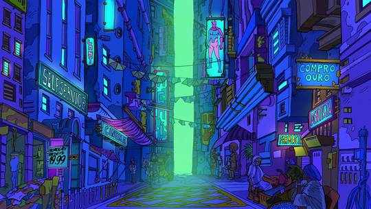 Cyberscape by João Antunes Jr. Antunesketch