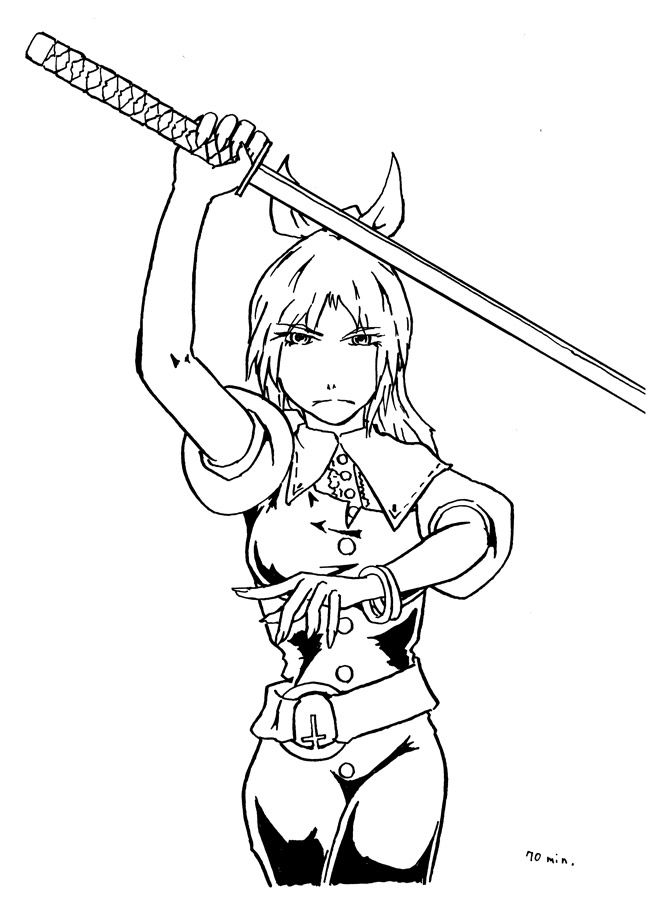 Daily Yorihime #59: Outline Slash | Scrolller