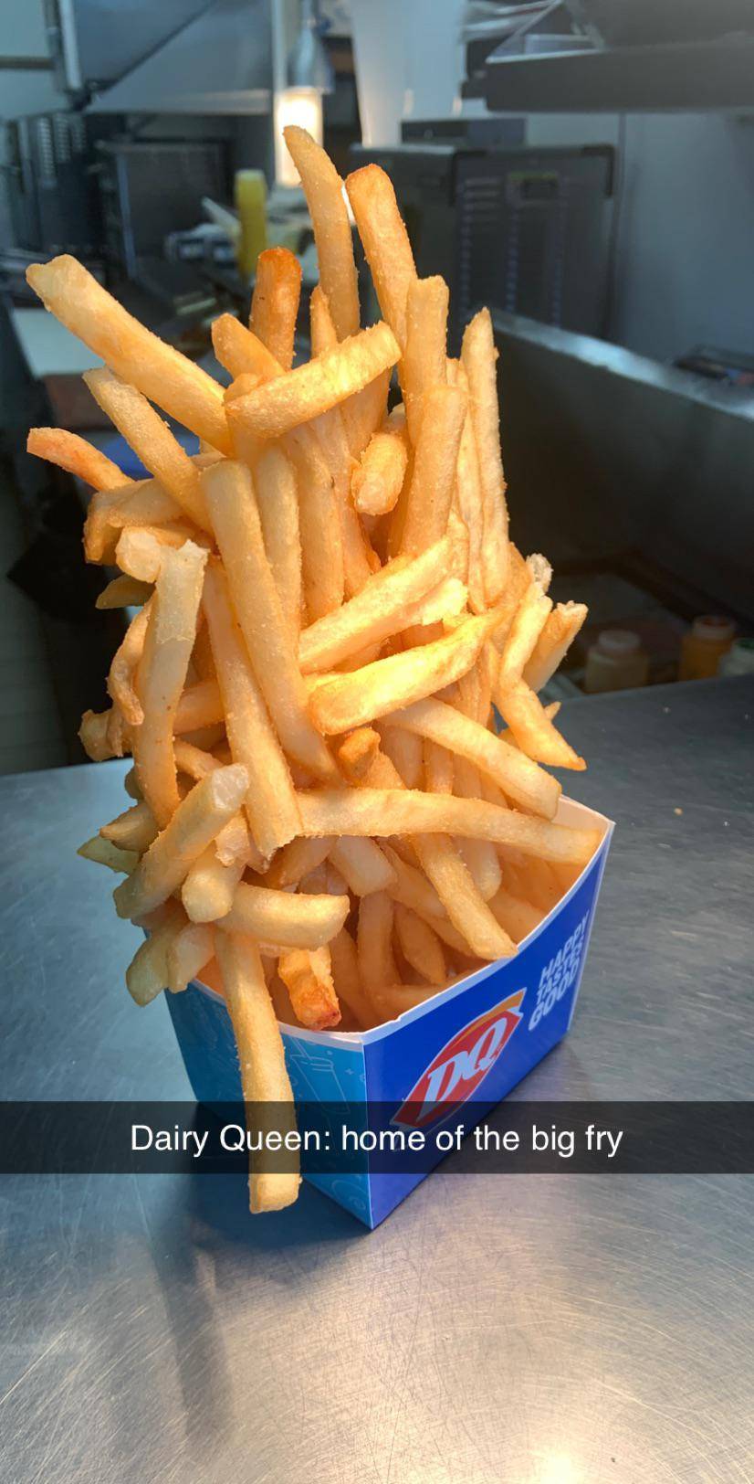 Dairy Queen home of the big fry Scrolller