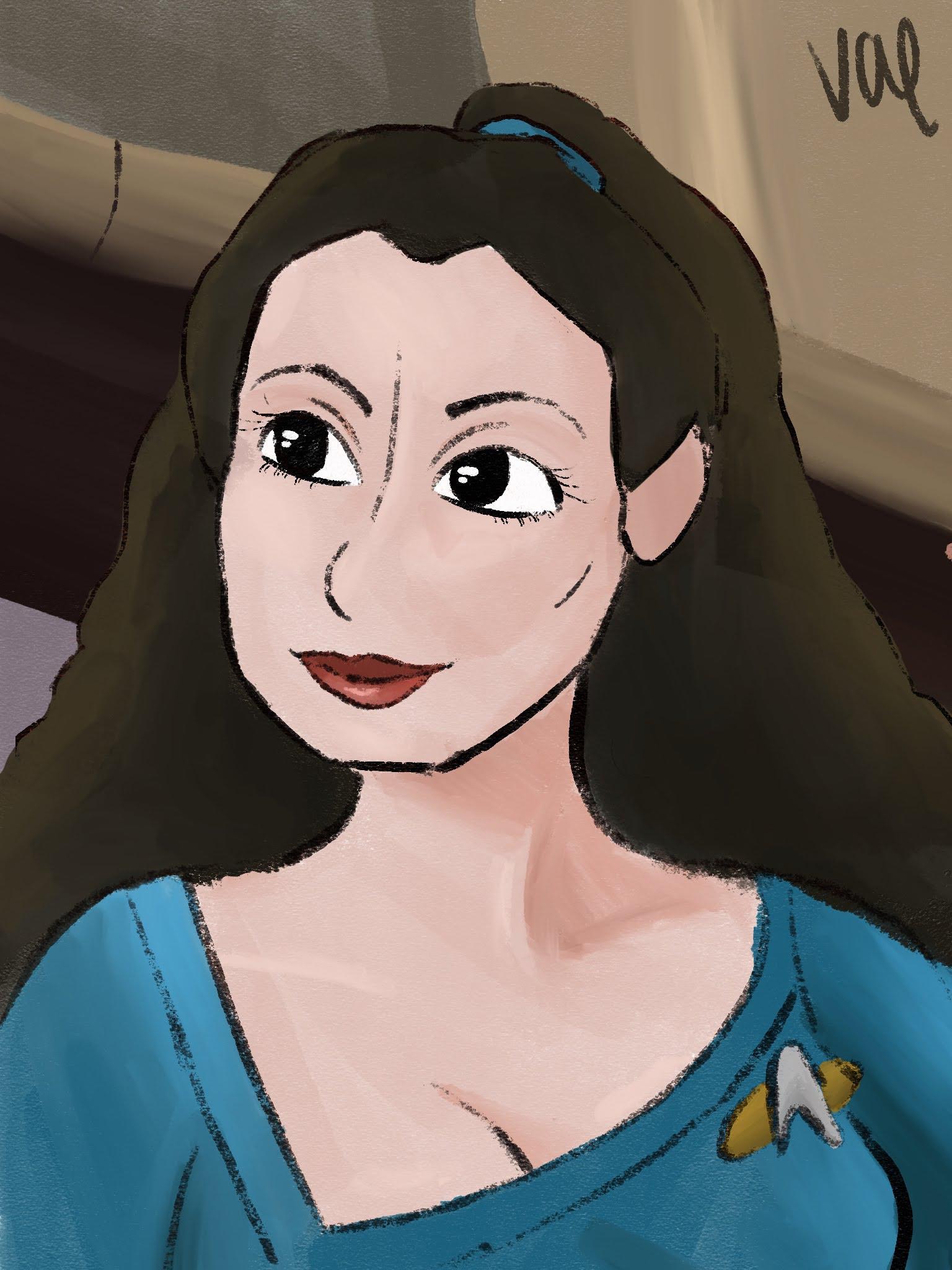 Deanna Troi Fan Art by Me (-: | Scrolller