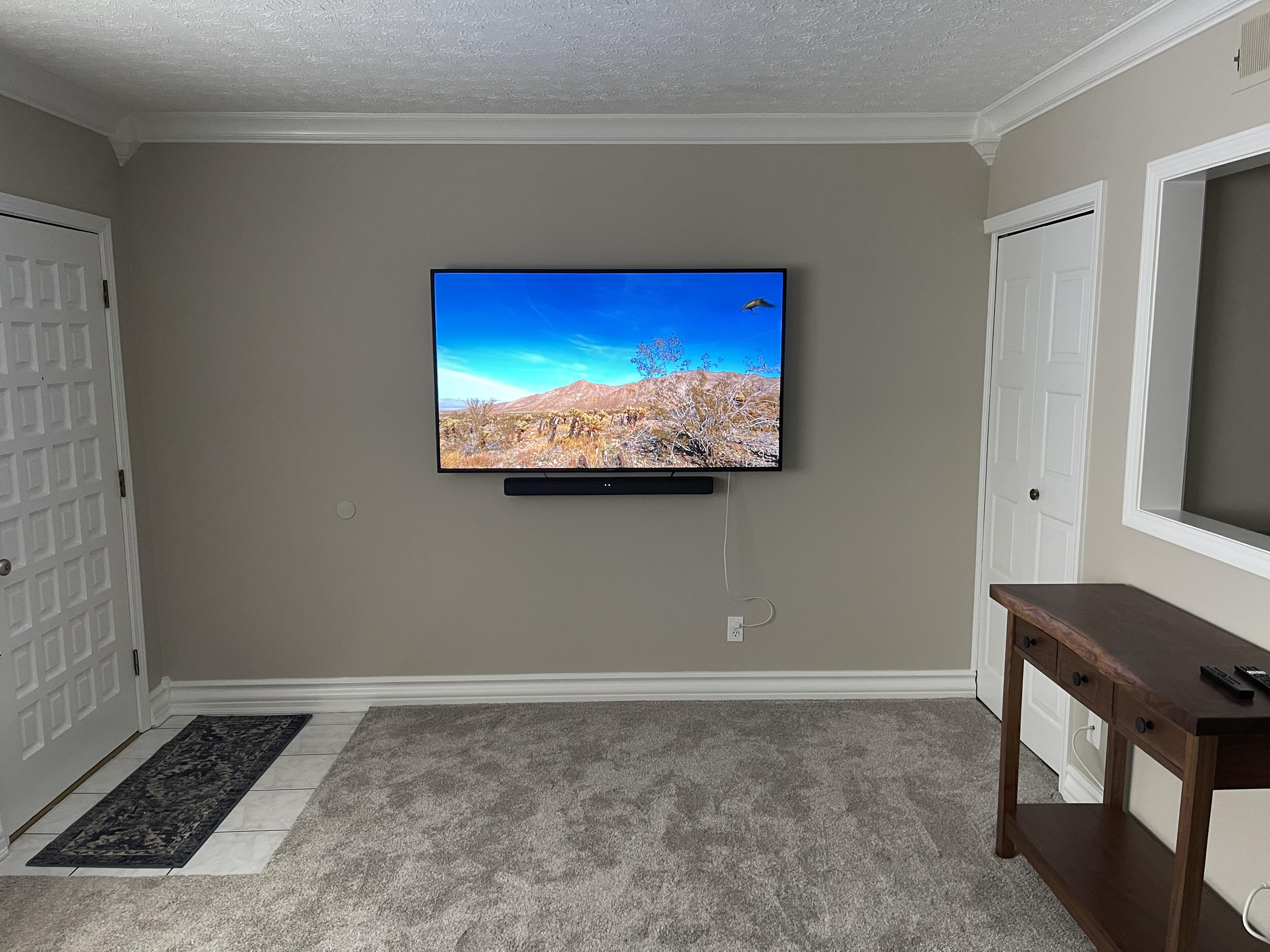 Did I mount the TV too high? Scrolller