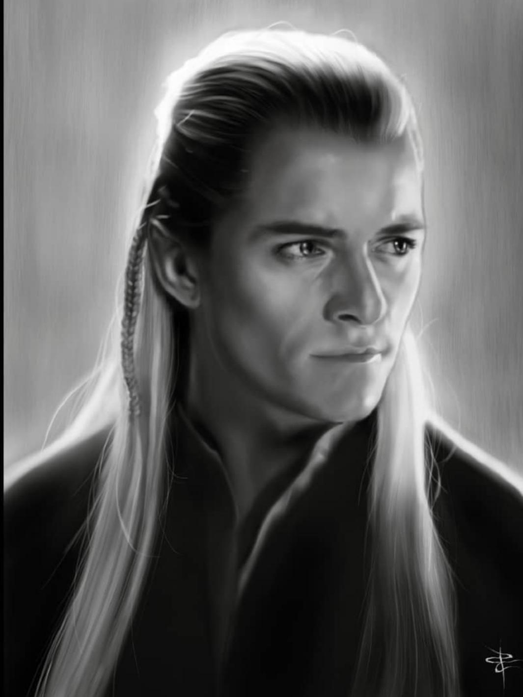 Digital drawing of Legolas drawn by me. Hope you guys like it! | Scrolller