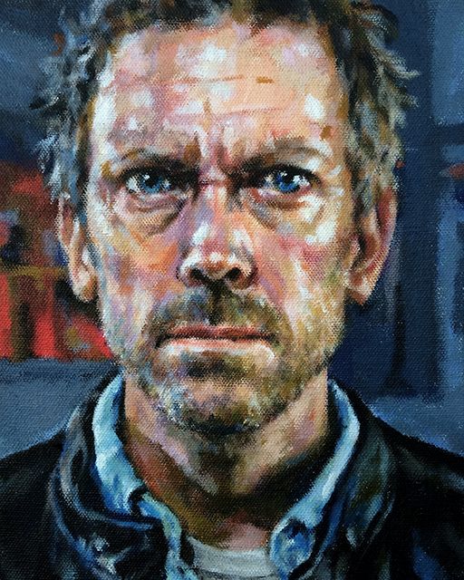 Dr. House Painting by Me | Scrolller