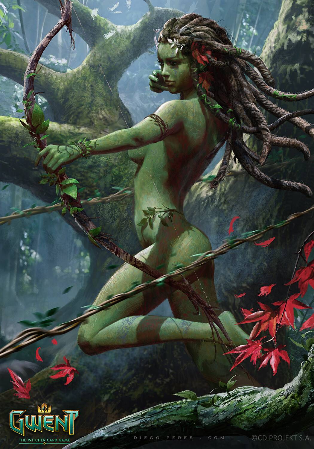 Dryad x witch doctor (fours) scrolller