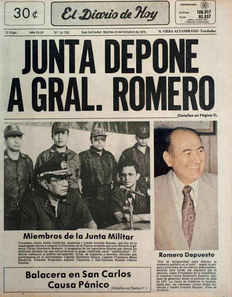 El Salvador Civil War starts: On this day in 1979 a military Junta ...