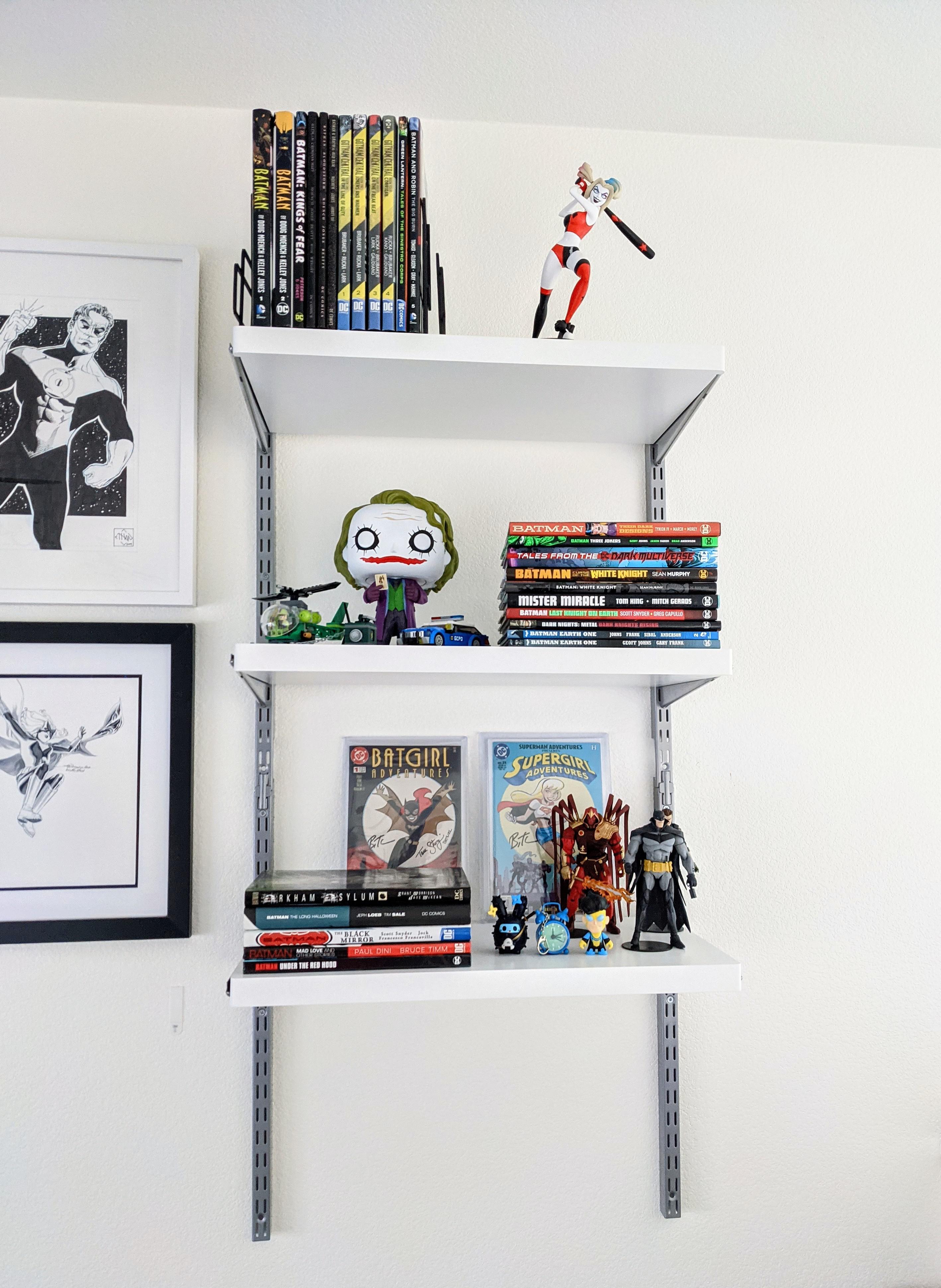 Elfa Shelves for DC Standard HCs Scrolller