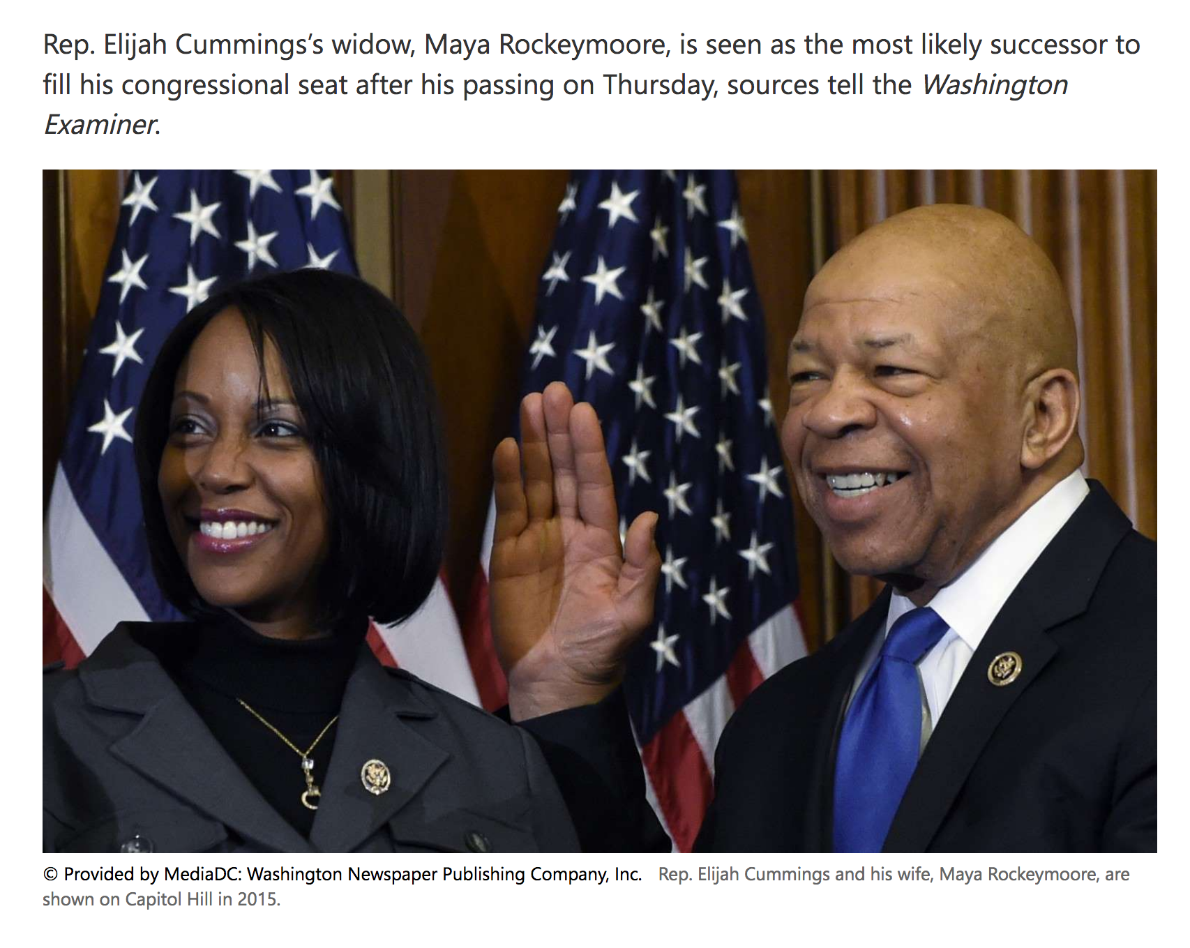 Elijah Cummings S Widow Maya Rockeymoore Cummings Expected To Run For His House Seat