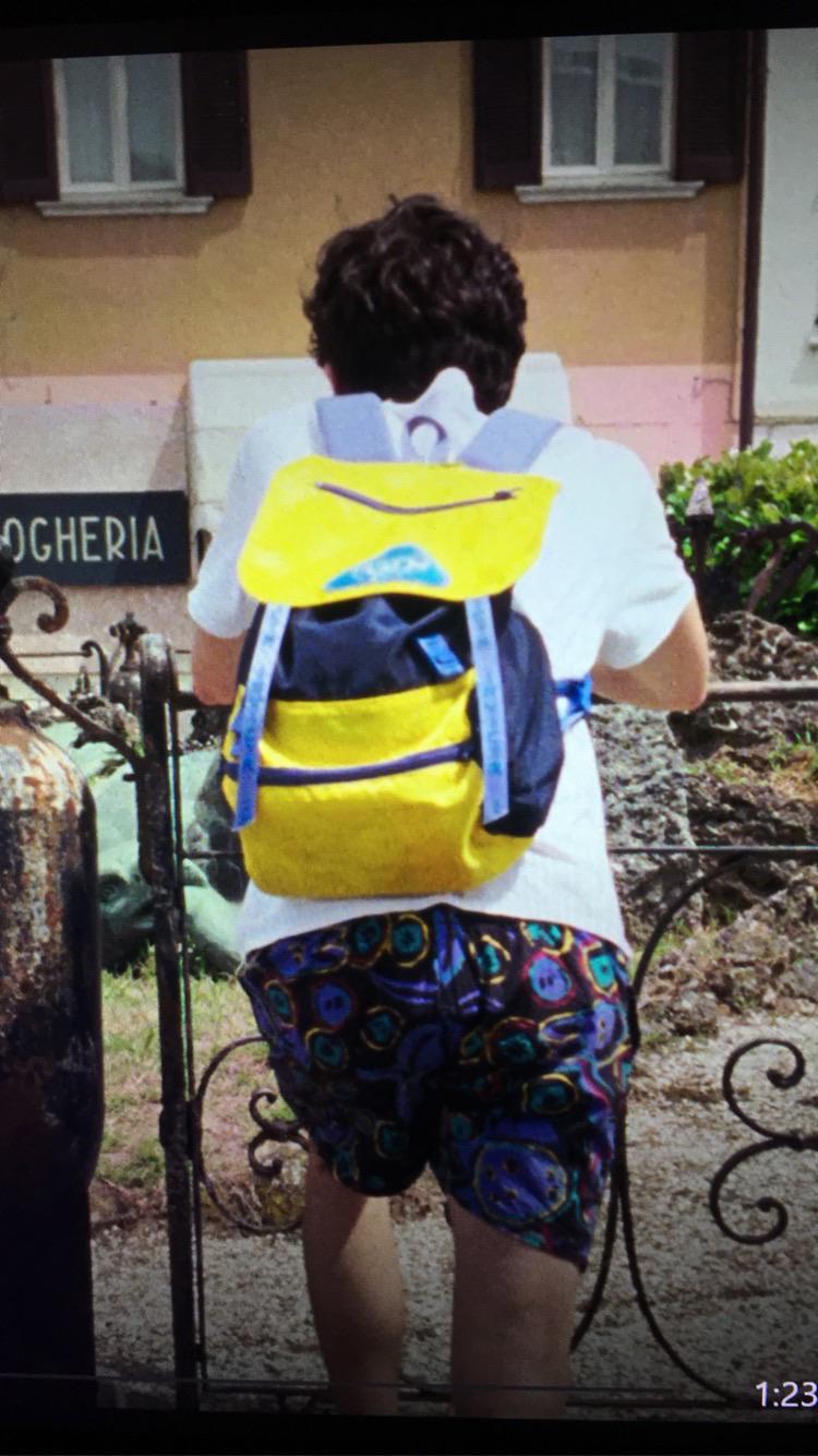 call me by your name elio backpack