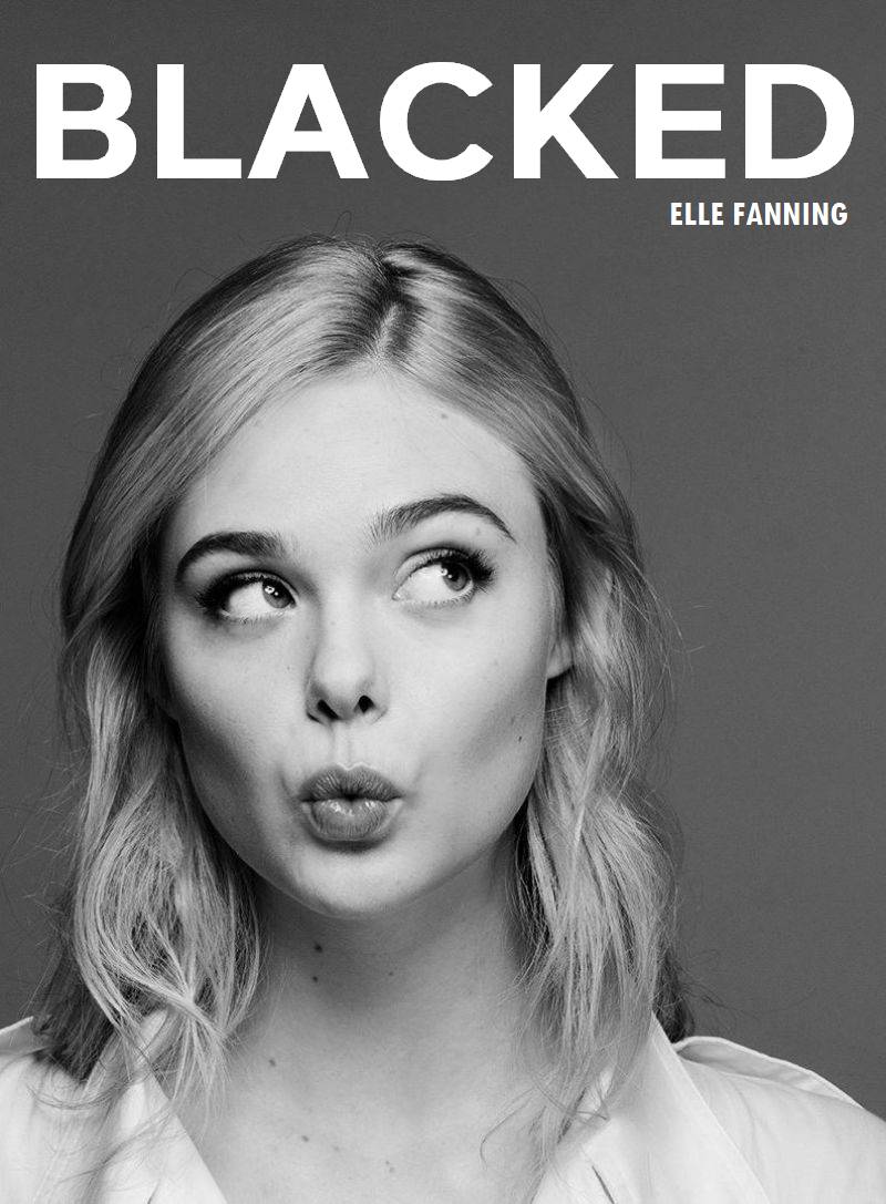 Elle Fanning for Blacked Scrolller