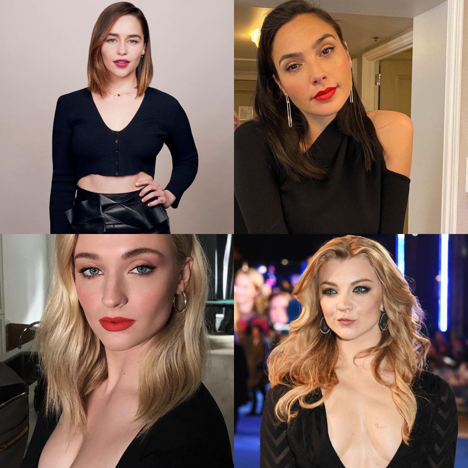 Emilia Clarke Gal Gadot Sophie Turner And Natalie Dormer 1 Rides