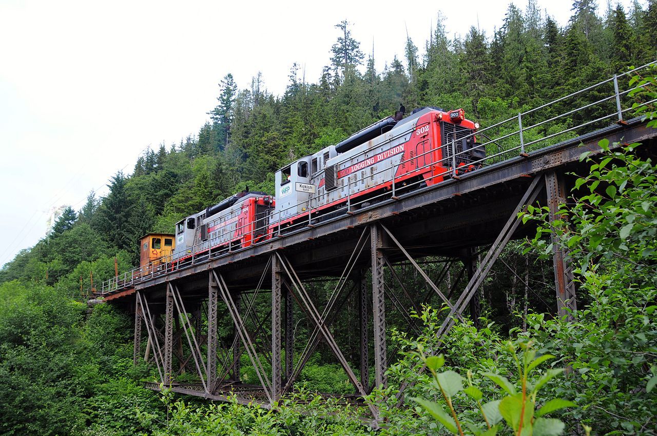 Englewood Railway, logging railroad on northern Vancouver Island ...