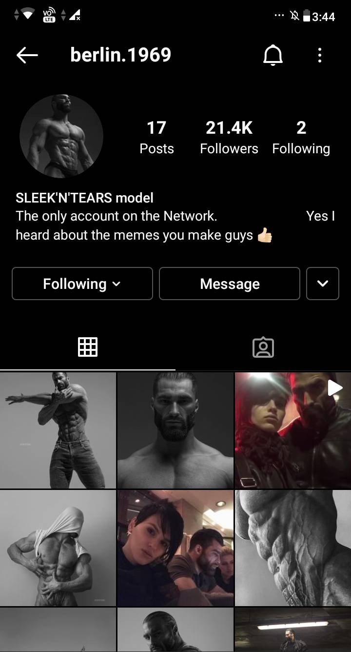 Ernest Khalimov (GigaChad) Just public his profile. Looking at his bio ...