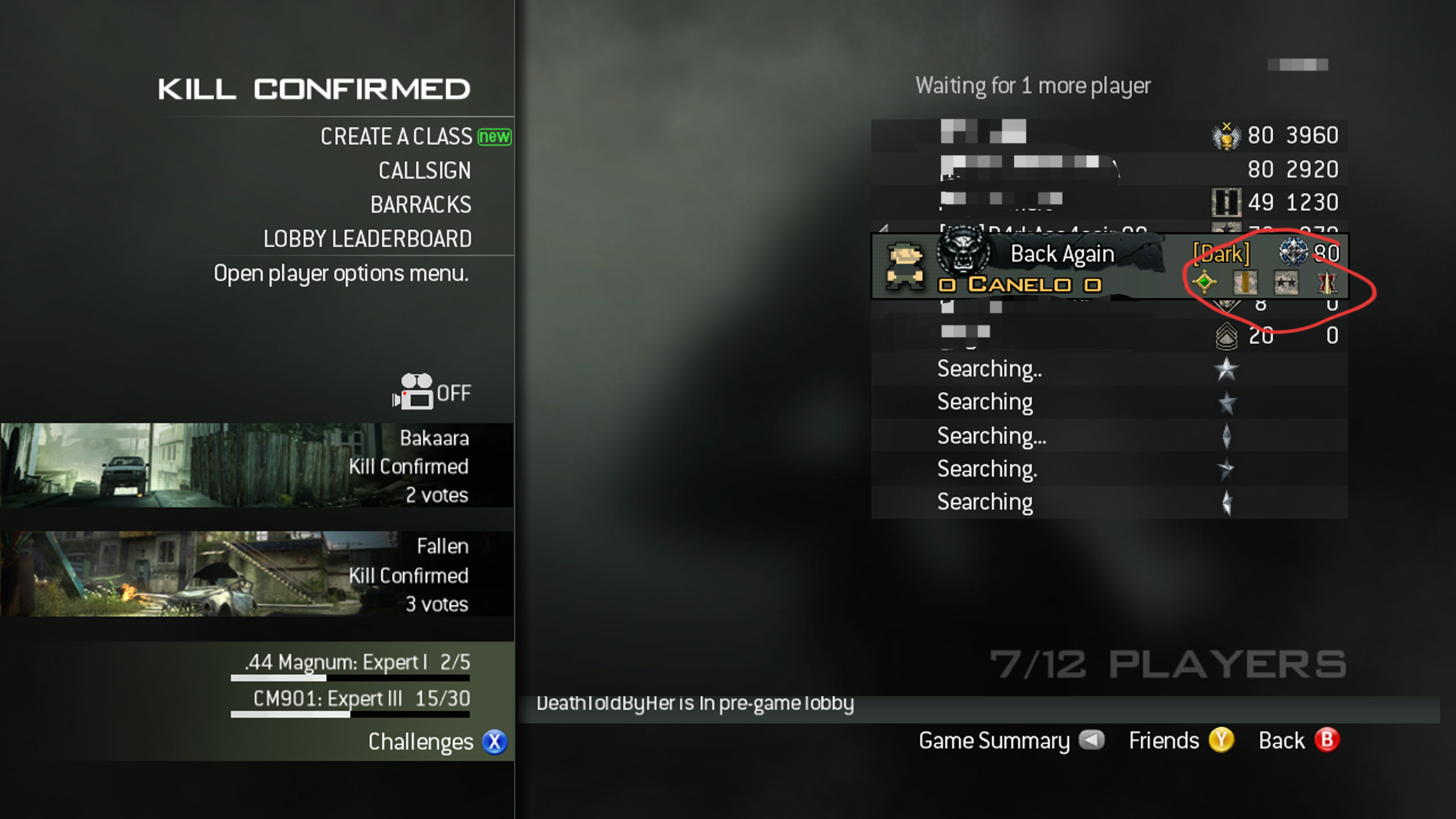 Every CoD needs this! [MW3] It shows the rank of previous CoD's ...