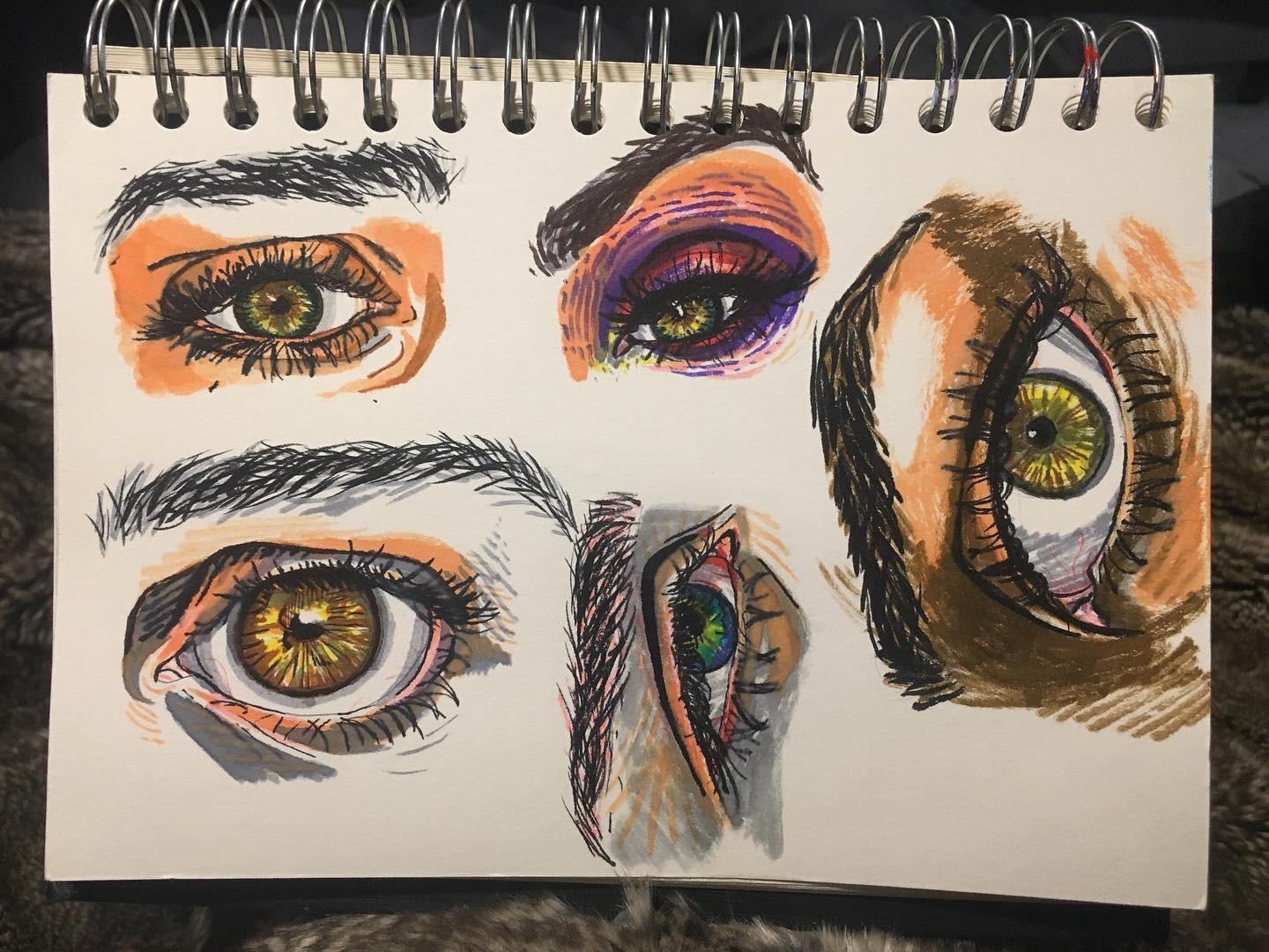 Eye practice! | Scrolller