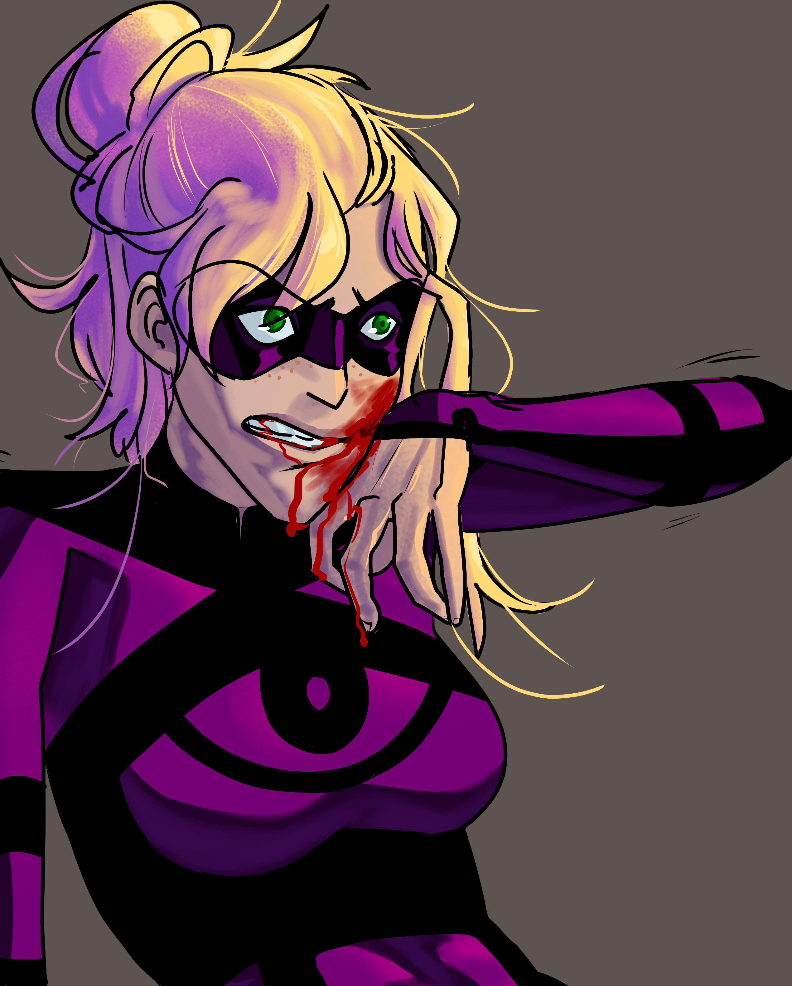 [fanart] Tattletale during the Slaughterhouse 9 arc | Scrolller