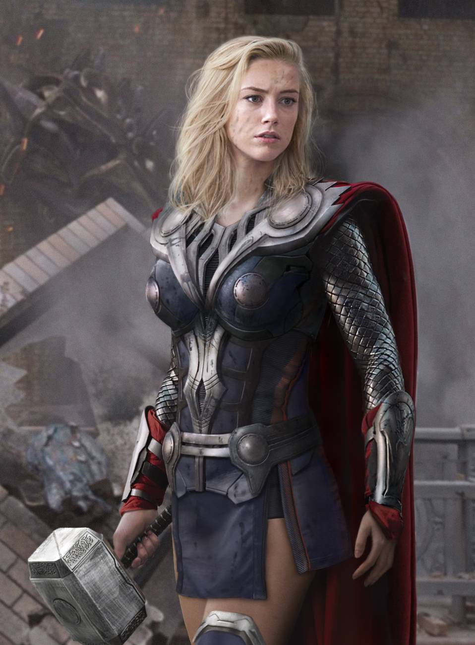 Amber Heard as Thor | Scrolller