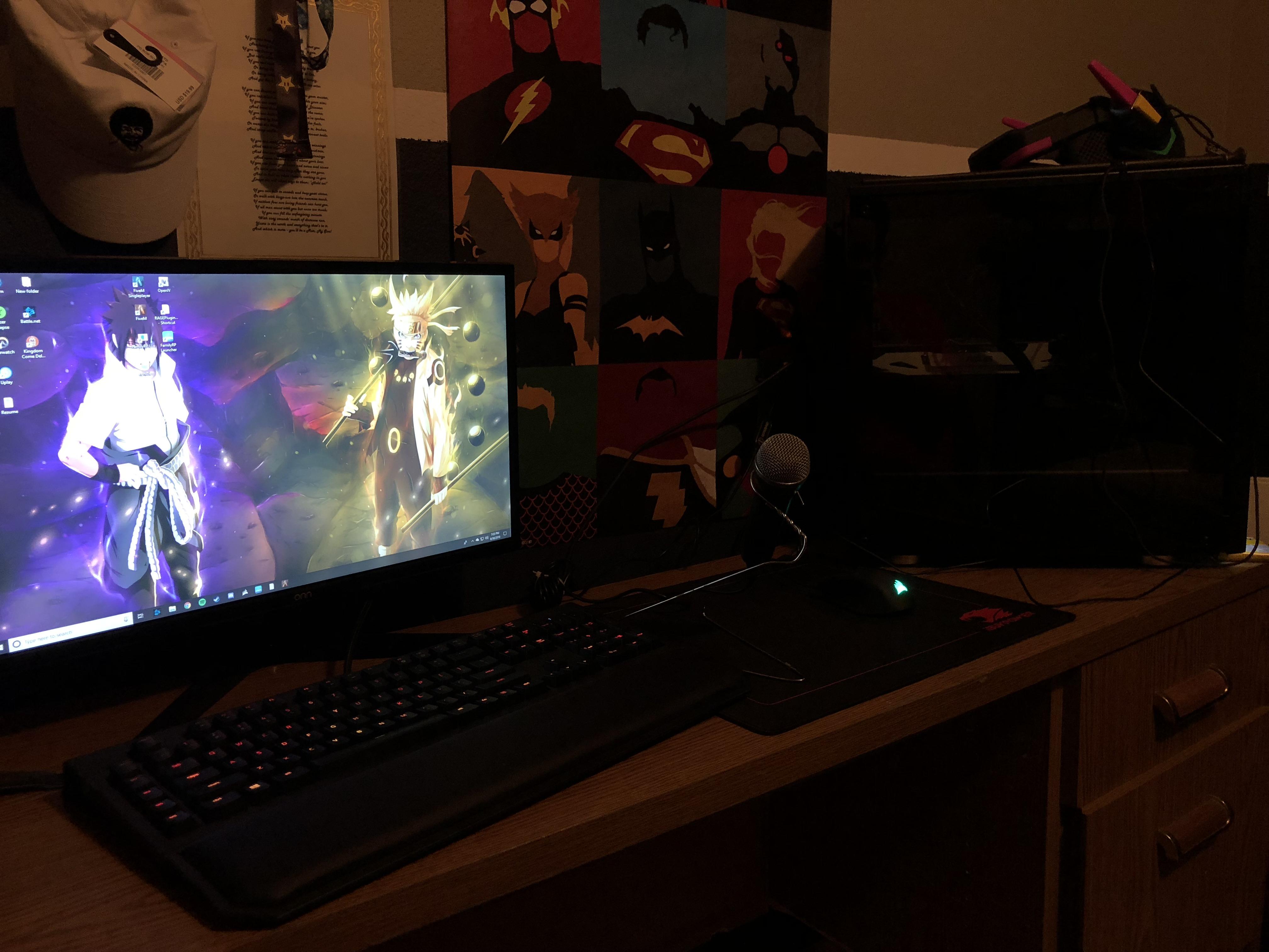 First build/setup, it was a fun build and I hope to add LED strips in ...