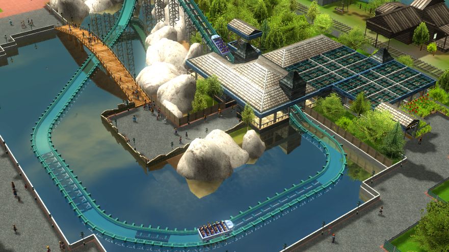 Flume ride made without any custom scenery. | Scrolller