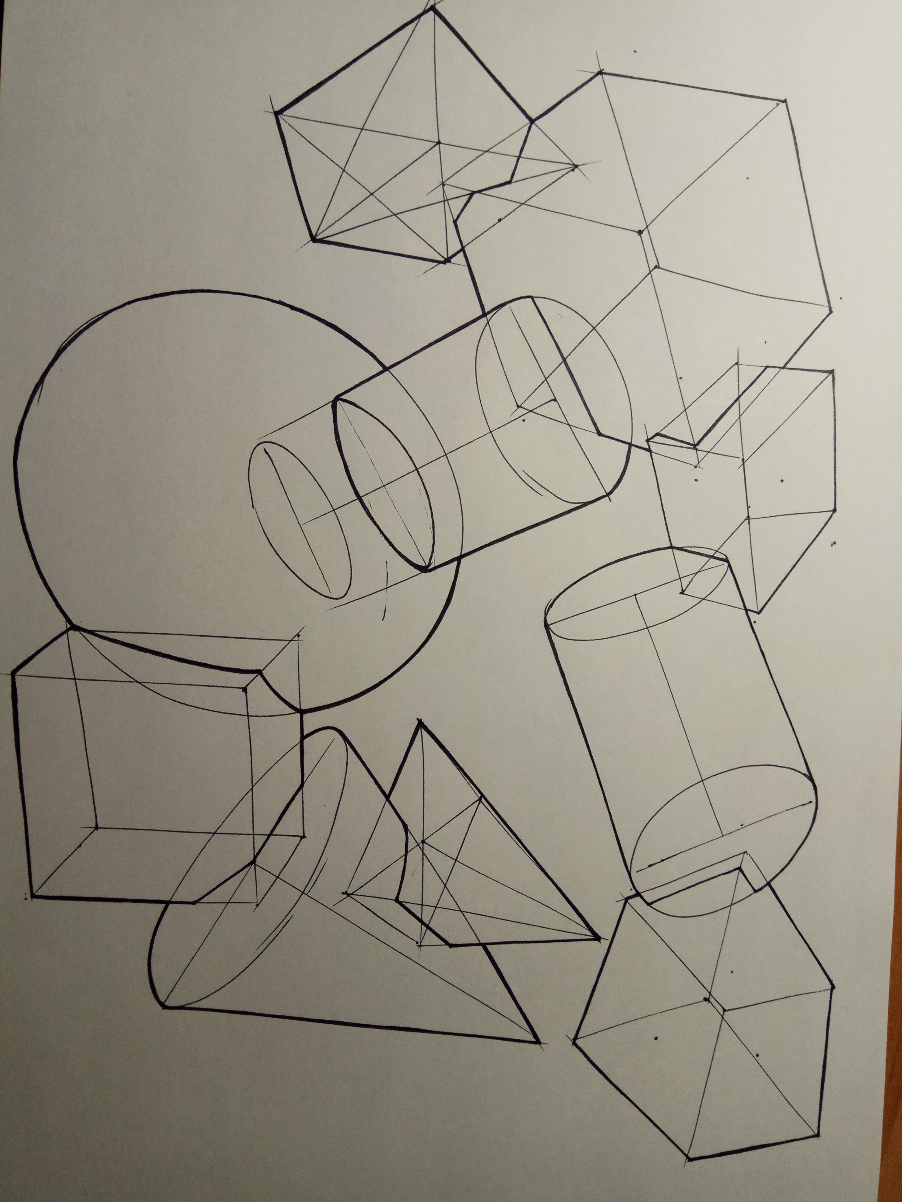 Form Intersection Practice Form intersections page 2, advices appreciated! | Scrolller
